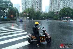 成都暴雨外卖小哥舍命护车险被冲走